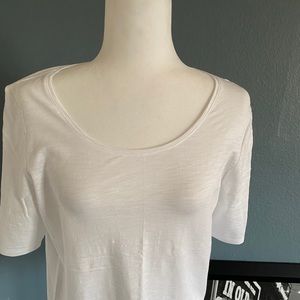CHICO’S NWT WHITE Sleeve Tee Top Basic Knit,